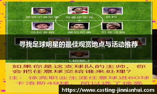 寻找足球明星的最佳观赏地点与活动推荐